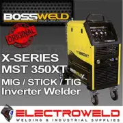 BOSSWELD MST 350XT Mig Tig Stick Welder 350A + 4m BZ36 Torch + Regulator, 699635