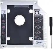 Hard Drive Caddy Tray 2nd HDD SSD Kit Compatible with 2.5" 9.5mm SATA HDD SSD 2nd HDD Adapter for Apple MacBook Pro Unibody 13 15 17 SuperDrive DVD Drive