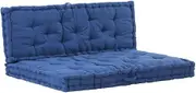 Pallet Floor Cushions 2 pcs Cotton Light Blue,Chair & Sofa Cushions 14.03KG-3053641