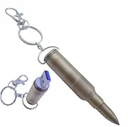 WooTeck 64GB Metal Shining Bronze Bullet USB 3.0 Flash Drive Memory Stick with Keychain，Bronze