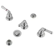 Kingston Brass KB32 Magellan 1.5 GPM Widespread Bidet Faucet - Chrome