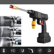 1500W Cordless Electric High Pressure Washer Water Gun Car Cleaner W/ 2*Battery