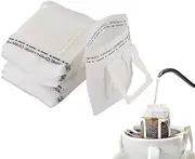 100Pcs Hanging Ear Drip Coffee Single Drinker Bags Portable Coffee Filter Paper Bags Disposable Drip Coffee Filter Bags Single Serve Coffee Filter Bag for Home Office Travel and Camping/1184