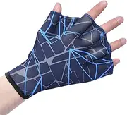 Swimming Gloves, Water Gloves, Water Training, Swimming Equipment, Duck Swimming Gloves, Diving Equipment, Fitness, Waterproof Training Gloves, Made of Nylon, Adult Model, Outdoor