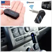 Wireless Bluetooth 3.5mm AUX Audio Stereo Music Home Car Receiver Adapter Mic US