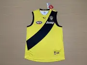 Puma Richmond Tigers Mens Guernsey Large New w Tags AFL Away Jumper Yellow Black