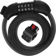SUPVOX Heavy Duty Chain Lock with Resettable Code Reflective Bike Lock for Enhanced Security for Bicycles Gates Fences and More