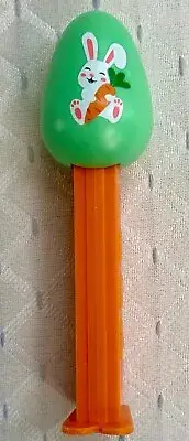 EASTER EGG Bunny With Carrot PEZ Issued in 2024 -- New but Loose