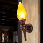 Outdoor/Indoor 7W LED Wall Sconce Light Fixture Torchbearer Lamp E27 Bulb Garden