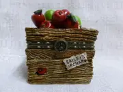 Boyds Bear Candice's Apple Crate W/ Doc McNibble Treasure Box 3E 392105 NIB