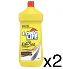 2 x Long Life 1L Cloudy Ammonia
