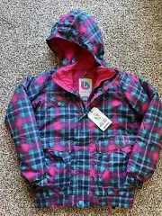 NEW Burton Girls' Twist Bomber Jacket Size XL NWT Plaids US 18