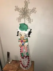Betty Boop Santa Elf 34 Inch Tall Christmas Tree Topper - HUGE OOAK BR1