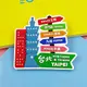 台灣特色紀念品~101塔與台灣景點名稱不規則造型磁鐵 冰箱貼 特價100元