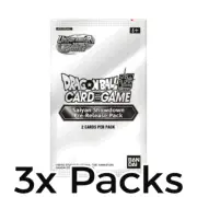 3x Saiyan Showdown Pre Release Pack Dragon Ball Super DBS✨USA Ship✨