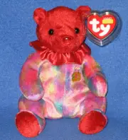 TY JULY the BEAR BEANIE BABY - MINT with MINT TAGS