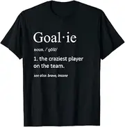 [X.Style] Funny Goalie Definition Funny Soccer Hockey Goalkeeper ds399 T-Shirt Black