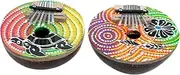 Totority Kalimba Thumb Piano Mini Finger Piano Music Toy Musical Instruments Cokernut Shell Random Color