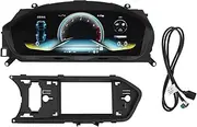 XTevu Instrument Cluster, Digital Dashboard Screen, Compatible with Benz C Class W204 LHD 2011 to 2014, 12.3in Car LCD Instrument Cluster Digital Screen Replacement