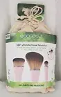 EcoTools 360 Ultimate Travel Brush Kit 3 Mini Hemp Brushes & Reusable Bag Vegan