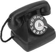 Vintage Retro Decorative Phone Model Hand-Made Vintage Telephone Decor for Home Cafe Bar Long Lasting Resin Antique Phone Model for Living Room Office Stores (-13)