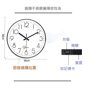 WIFI 密錄 掛鐘 密錄器 錄影機 監視器 攝影機 時鐘 針孔 偽裝 微型 隨身 監視 迷你 大掛鐘造型 微型針孔