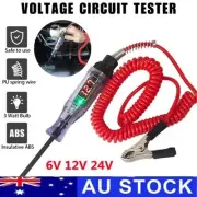 Car Truck Electrical Circuit Voltage Tester 6V 12V 24V Test Light Probe Pen