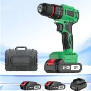 20-Volt Drill 2 Speed Electric Cordless Drill / Driver with Bits Set & Battery6A