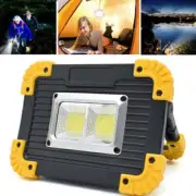 LED+COB Work Light Spotlight Floodlight Torch Camping Emergency USB Rechargeable