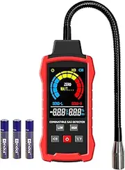 Natural Gas Detector, Gas Leak Detector with 11-Inch Gooseneck, Locating The Source of Propane, Natural Gas, Methane, LPG and Combustible Gas Leak for Home and RV