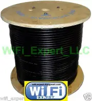 TIMES® 100' LMR195 LMR240 LMR400 LOW LOSS FLEX COAX RF CABLE NO CONNECTORS USA