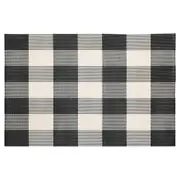 Icon Chef Large Placemats - Set of 6 - Black Gingham