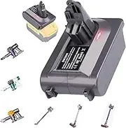 Adapter for Dyson V6 Vacuum Cleaner Convert for Dewalt 20V Battery for V6 Battery Compatible with DC58 DC59 DC61 DC62 DC72 DC74 Absolute Animal Motorhead Slim SV03 SV04 SV05 SV06 SV07 SV09