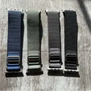 4-Pack Apple Watch Solo Loop Watchbands 42mm - Blue, Green, Gray, Black