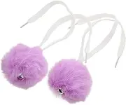 Roller Skate Pom Poms Bells Fuzzy Decorative Balls for Skating Shoes Ice Skates and Boots