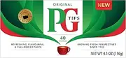 PG Tips 40 Teabags, 116g
