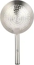 VALICLUD Stainless Steel Colander Fine Mesh Skimmer Ladle Multi-Functional Strainer Spoon and Safe for Cooking