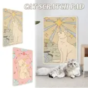 Cat Scratching Pad Vertical Cat Scratcher Mat With Cat Pattern Wear Proof leyyn