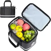 Rear Bike Bag - Insulation Bike Trunk Bag,Ergonomic Cooler with Large Capacity Pouch for Road Riding Travel Mountain Motorcycle
