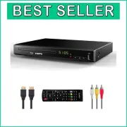 Lightweight Blu-Ray Player with USB Input & Dolby Surround Sound - Black