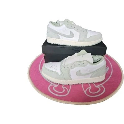 New Nike Air Jordan 1 Low Se White-SeaFoam-Sail Mens Sz 9.5 FN5214-131