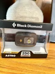 Black Diamond Astro 250 Lumens Graphite Headlamp Sealed New In Box