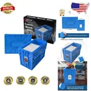 Acid-Free Blue Comic Book Bins - 150 Comic Capacity - Stackable Storage Solution