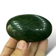 Nephrite Jade Palm Stone Healing Crystal Natural AA Grade Massage Stone