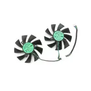 Fit for XFX RX580 590 8G Black Wolf Edition Graphics Card Cooling Fan Cooler Fan