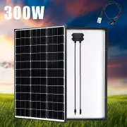 12V 300W Solar Panel Kit Mono 300Watt Home Caravan Camping Power Charger Battery