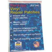 (1-6pk)-JED Pool And Spa Vinyl Peel N Patch Inflatable Pool Repair Kit 35-240