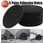 丸子精選5PCS SELF ADHESIVE DOUBLE SIDED FIXED VELCRO HOOK LOOP R