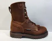 CAROLINA 8" Waterproof Work Boots Men's Brown- 28 Series CA8028 **Size 7.5 D **