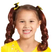 Yellow Emma Wiggle Pigtails With Bows